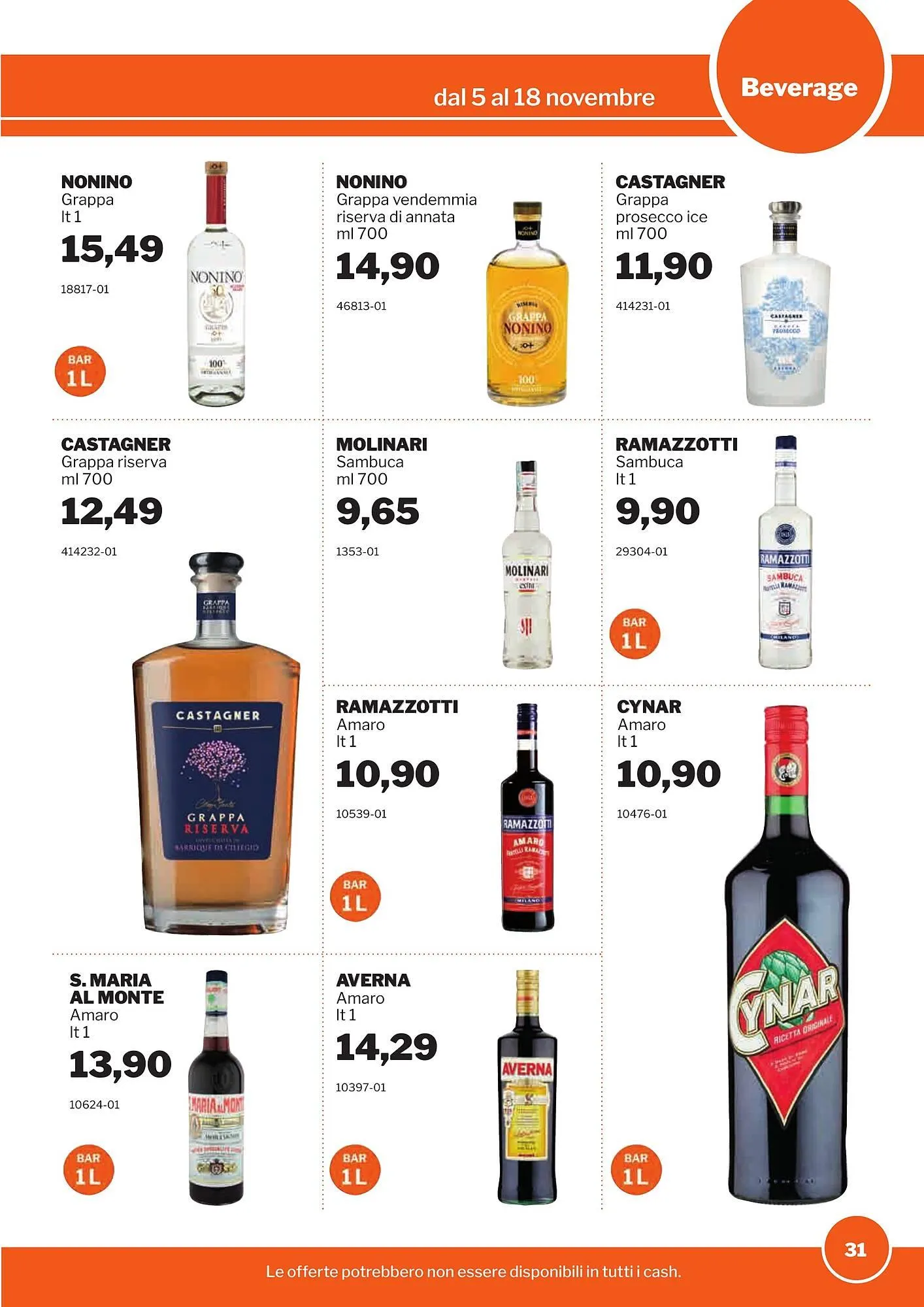 Volantino GrosMarket da 5 novembre a 18 novembre di 2025 - Pagina del volantino 31