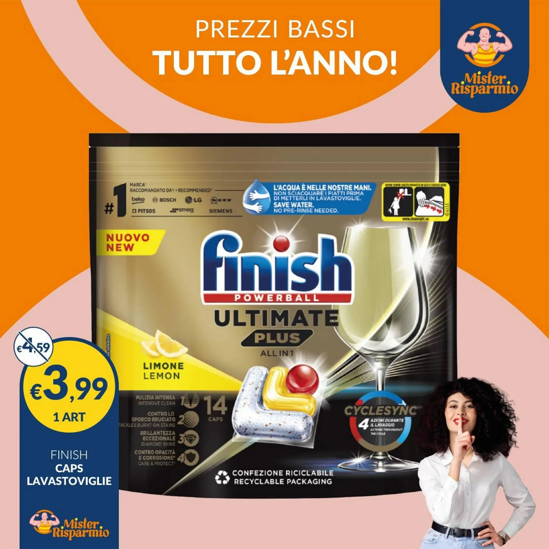 Volantino Mister Risparmio da 25 settembre a 2 ottobre di 2024 - Pagina del volantino 4