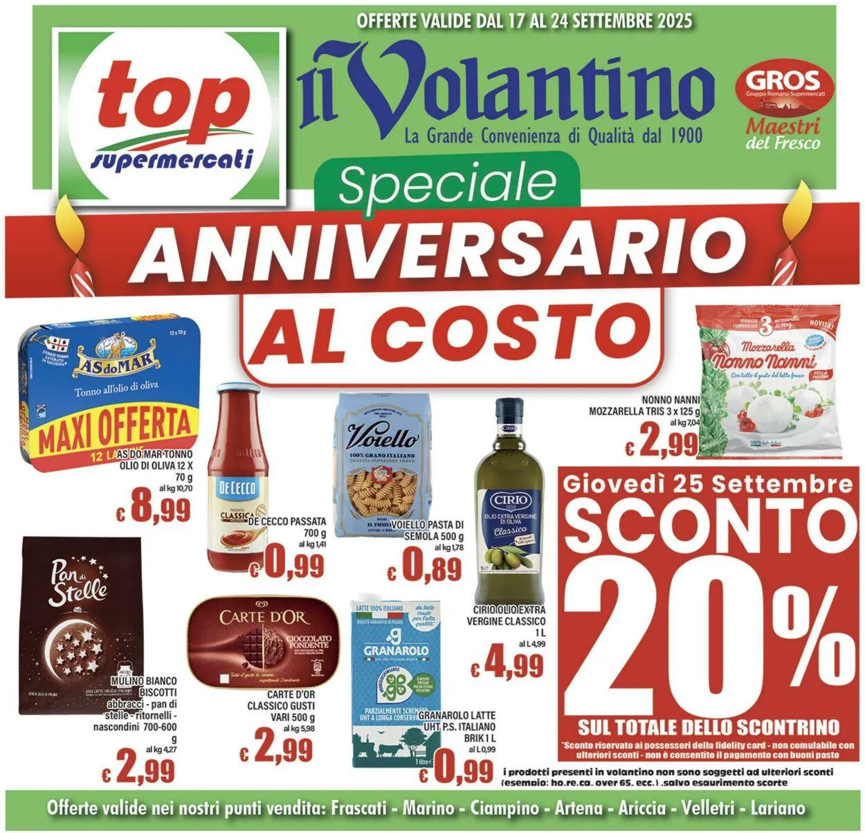 Top Supermercati Volantino attuale da 18 dicembre a 1 gennaio di 2026 - Pagina del volantino 1