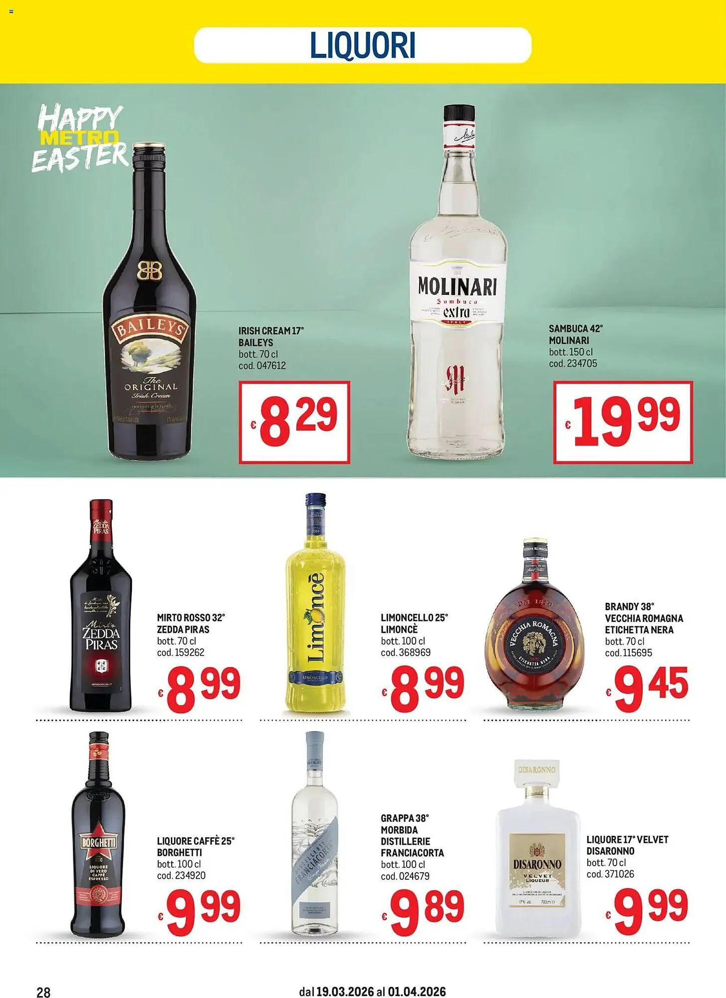 Volantino Metro da 19 marzo a 1 aprile di 2026 - Pagina del volantino 28