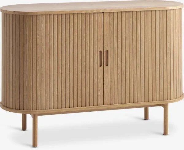 Credenza LYNGVIG 120 cm ante scorrevoli a rullo rovere natur
