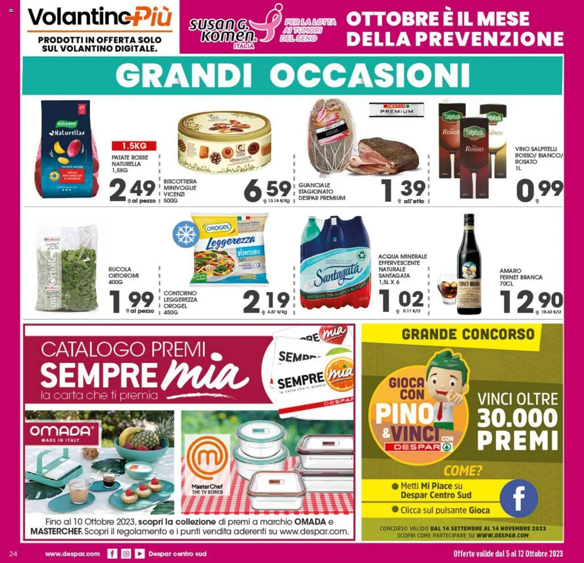 Volantino Eurospar da 5 ottobre a 12 ottobre di 2023 - Pagina del volantino 24