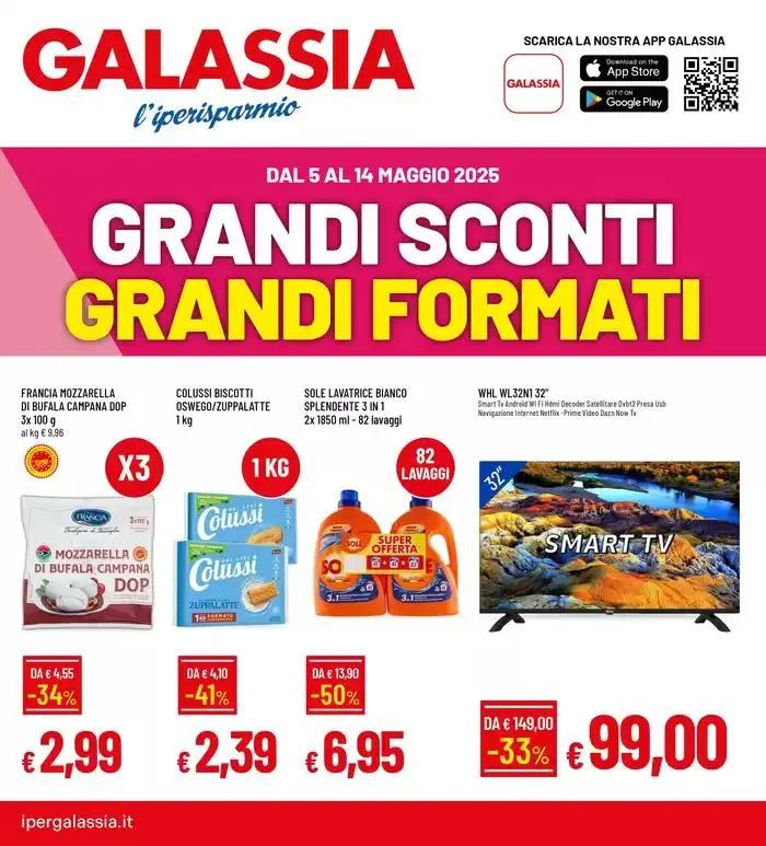 GRANDI SCONTI GRANDI FORMATI da 5 maggio a 14 maggio di 2025 - Pagina del volantino 1