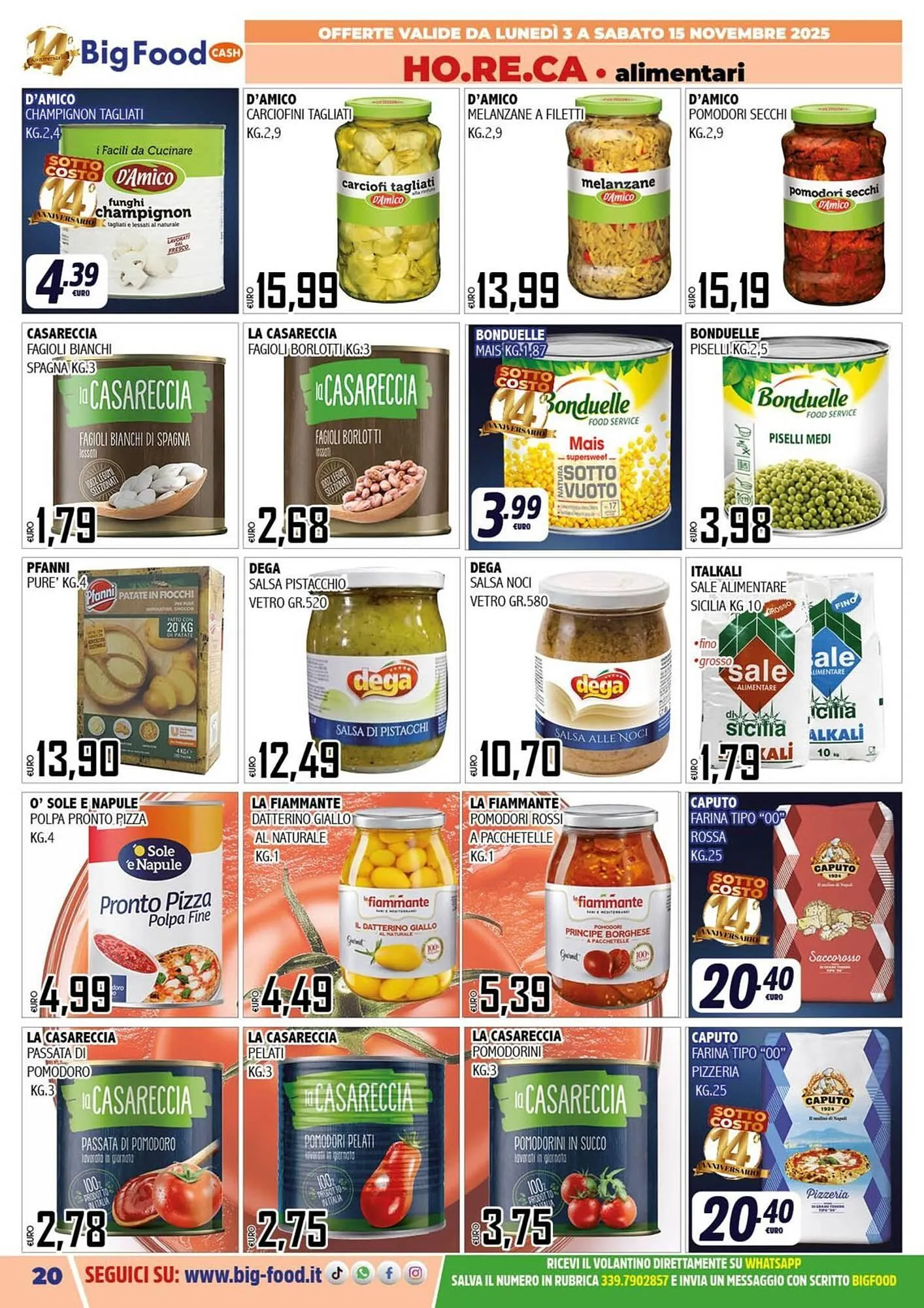 Volantino Big Food da 3 novembre a 15 novembre di 2025 - Pagina del volantino 20