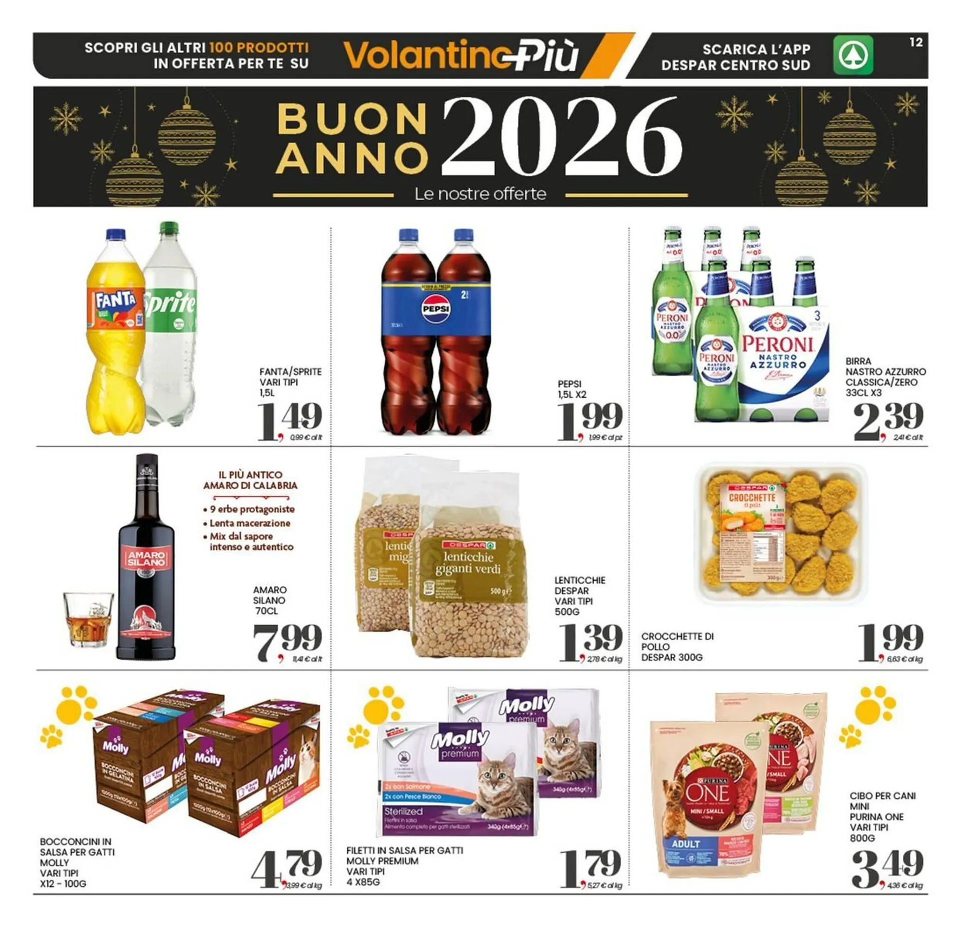 Volantino Eurospar da 27 dicembre a 8 gennaio di 2026 - Pagina del volantino 12