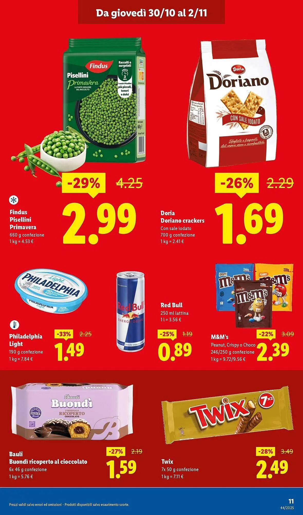 Volantino Lidl da 30 ottobre a 2 novembre di 2025 - Pagina del volantino 11