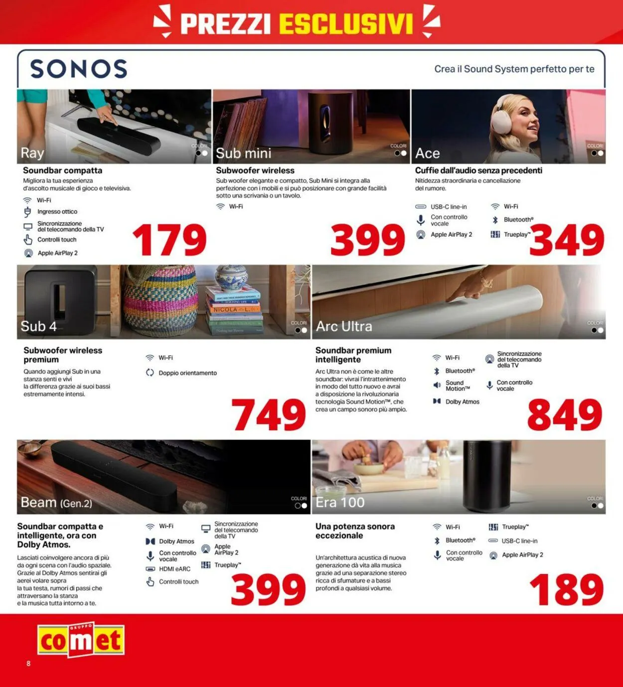 Comet Volantino attuale da 9 ottobre a 22 ottobre di 2025 - Pagina del volantino 8