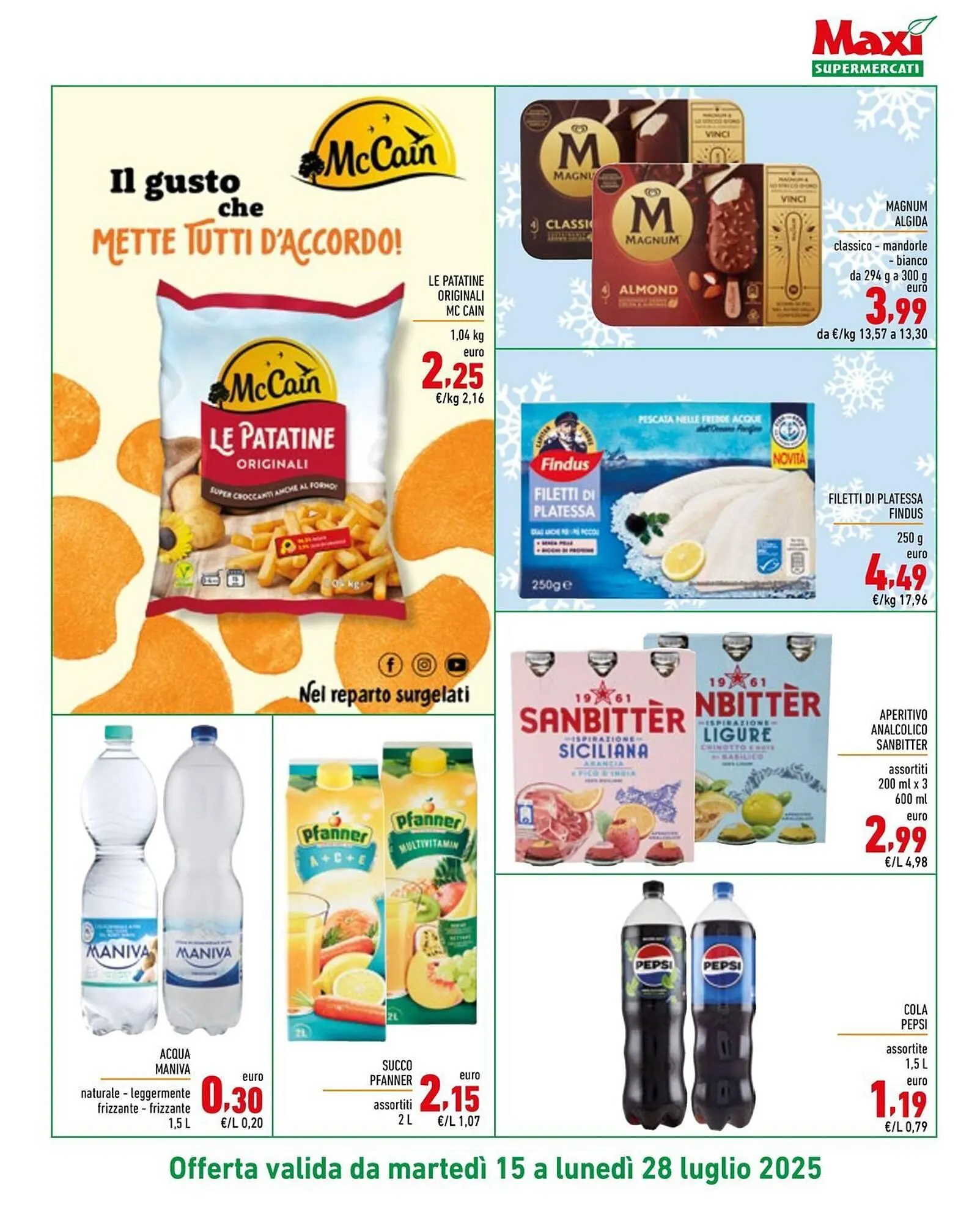 Volantino Maxi Supermercati da 15 luglio a 28 luglio di 2025 - Pagina del volantino 13