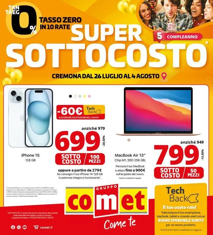 SOTTOCOSTO da Comet a Cremona! da 26 luglio a 4 agosto di 2024 - Pagina del volantino 1