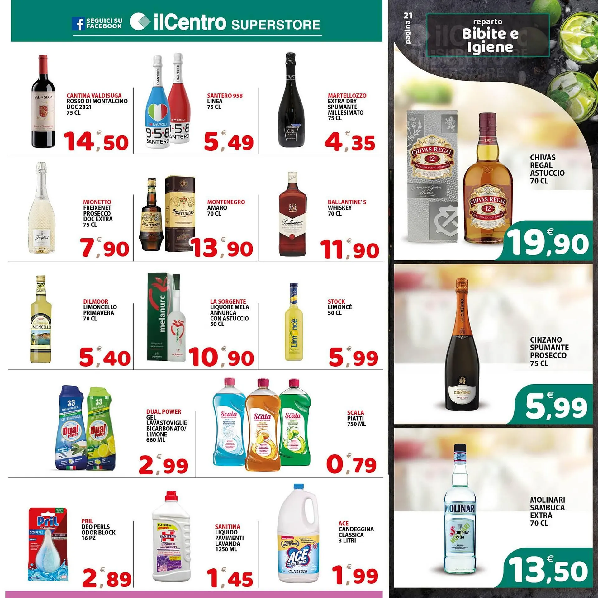 Volantino Il Centro Superstore da 19 febbraio a 4 marzo di 2025 - Pagina del volantino 21