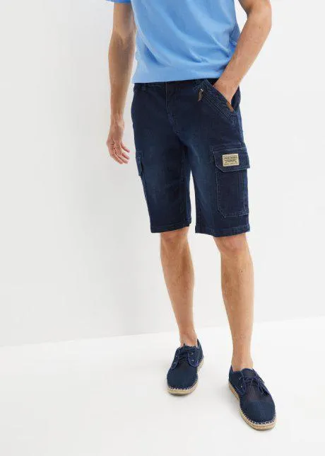 Bermuda di jeans elasticizzati, regular fit