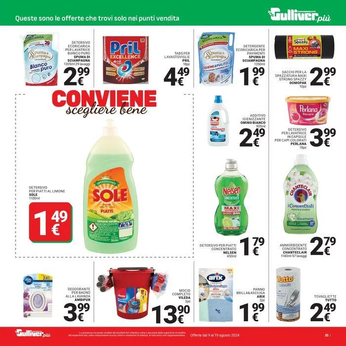 Promo show da 9 agosto a 19 agosto di 2024 - Pagina del volantino 35