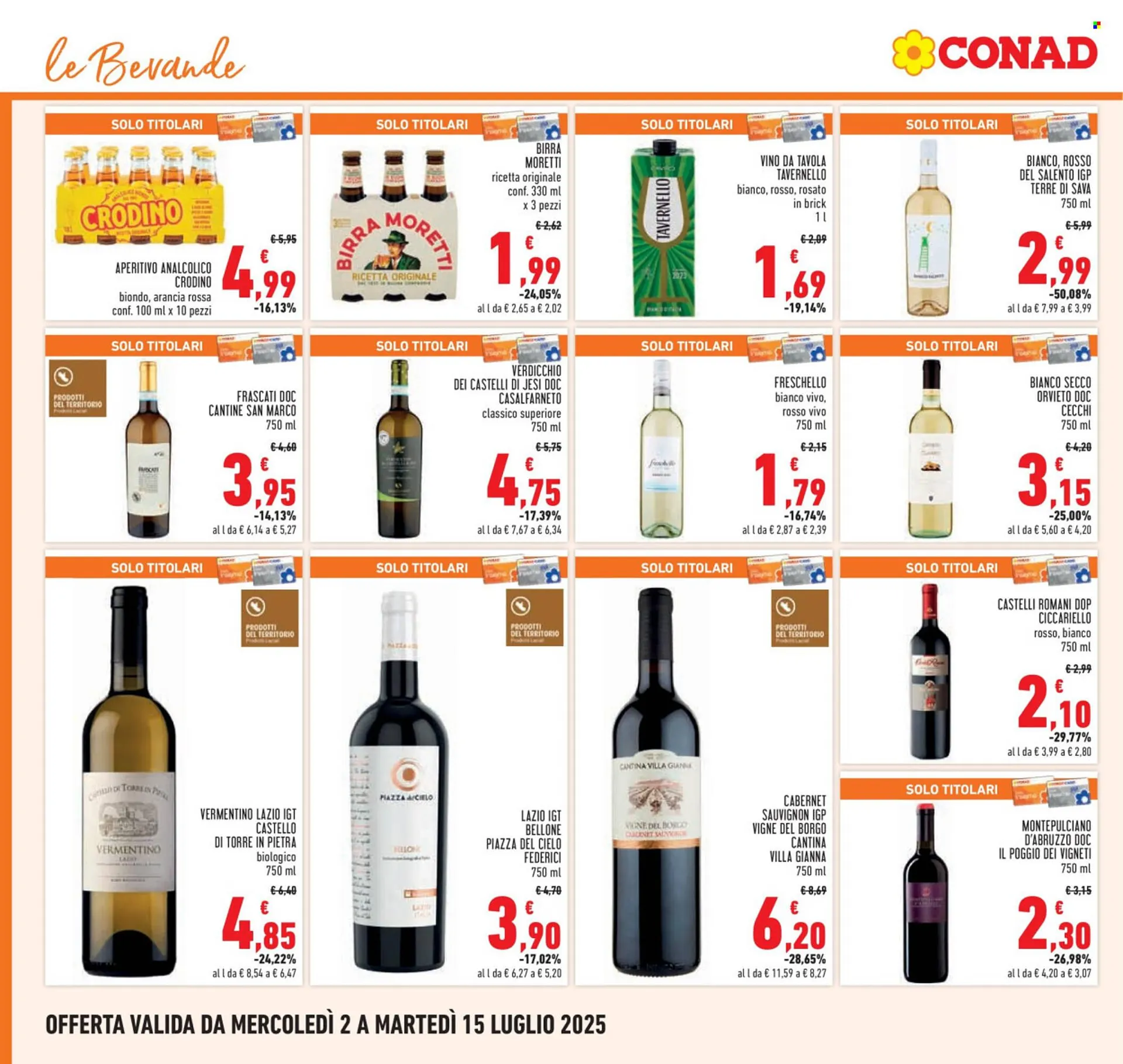 Volantino Conad da 2 luglio a 15 luglio di 2025 - Pagina del volantino 22