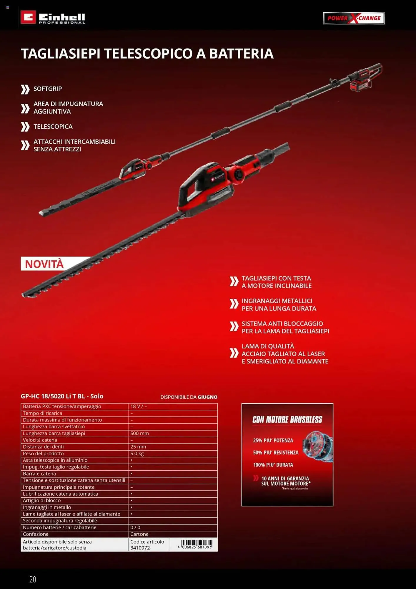 Volantino Einhell da 1 febbraio a 31 dicembre di 2025 - Pagina del volantino 20