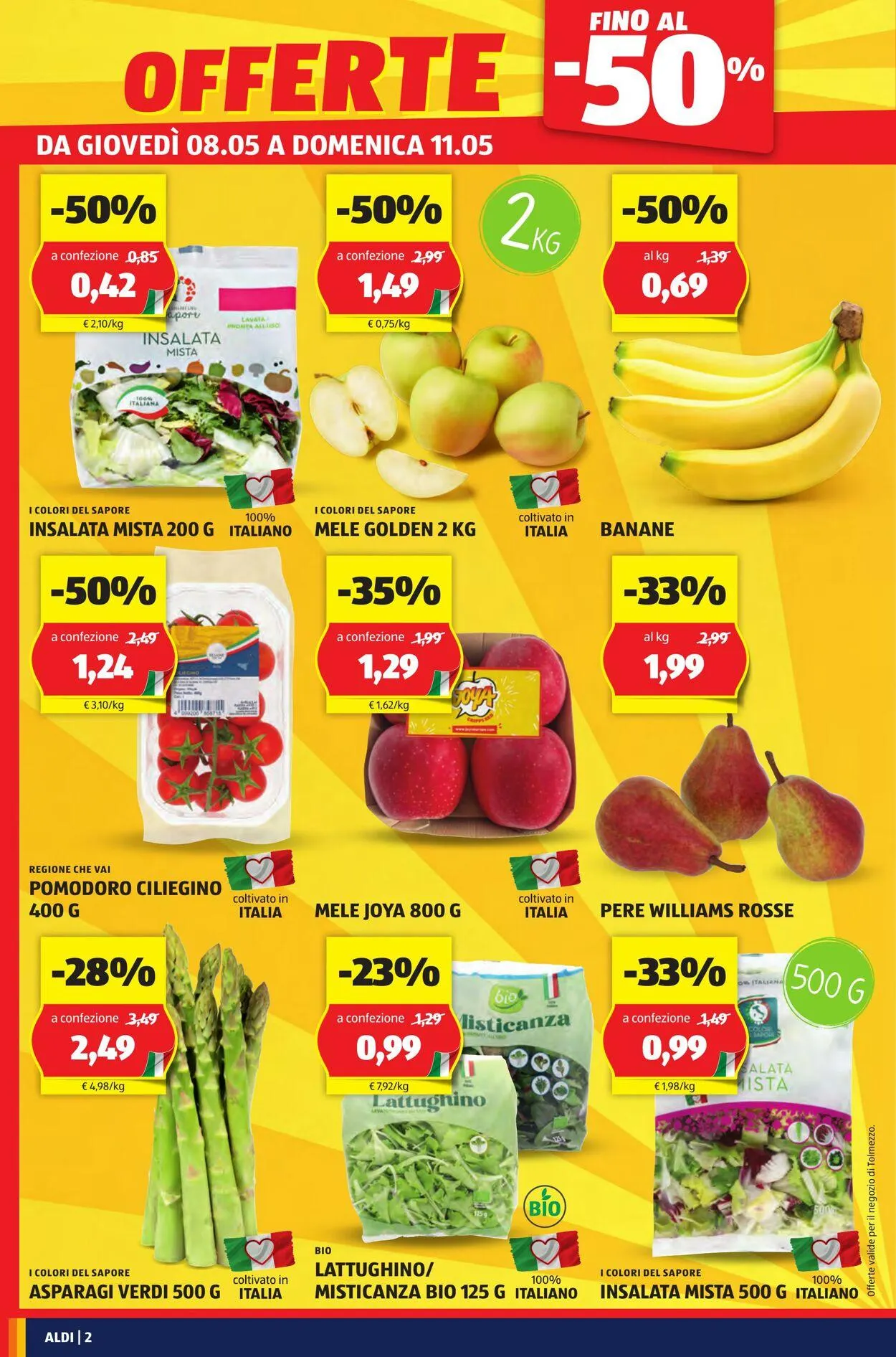 Aldi Volantino attuale da 4 maggio a 18 maggio di 2025 - Pagina del volantino 2