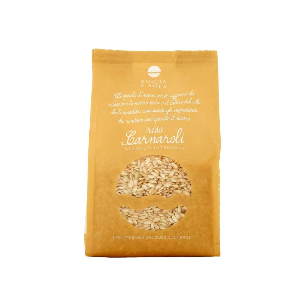 Acqua e Sole Riso carnaroli integrale gr. 500