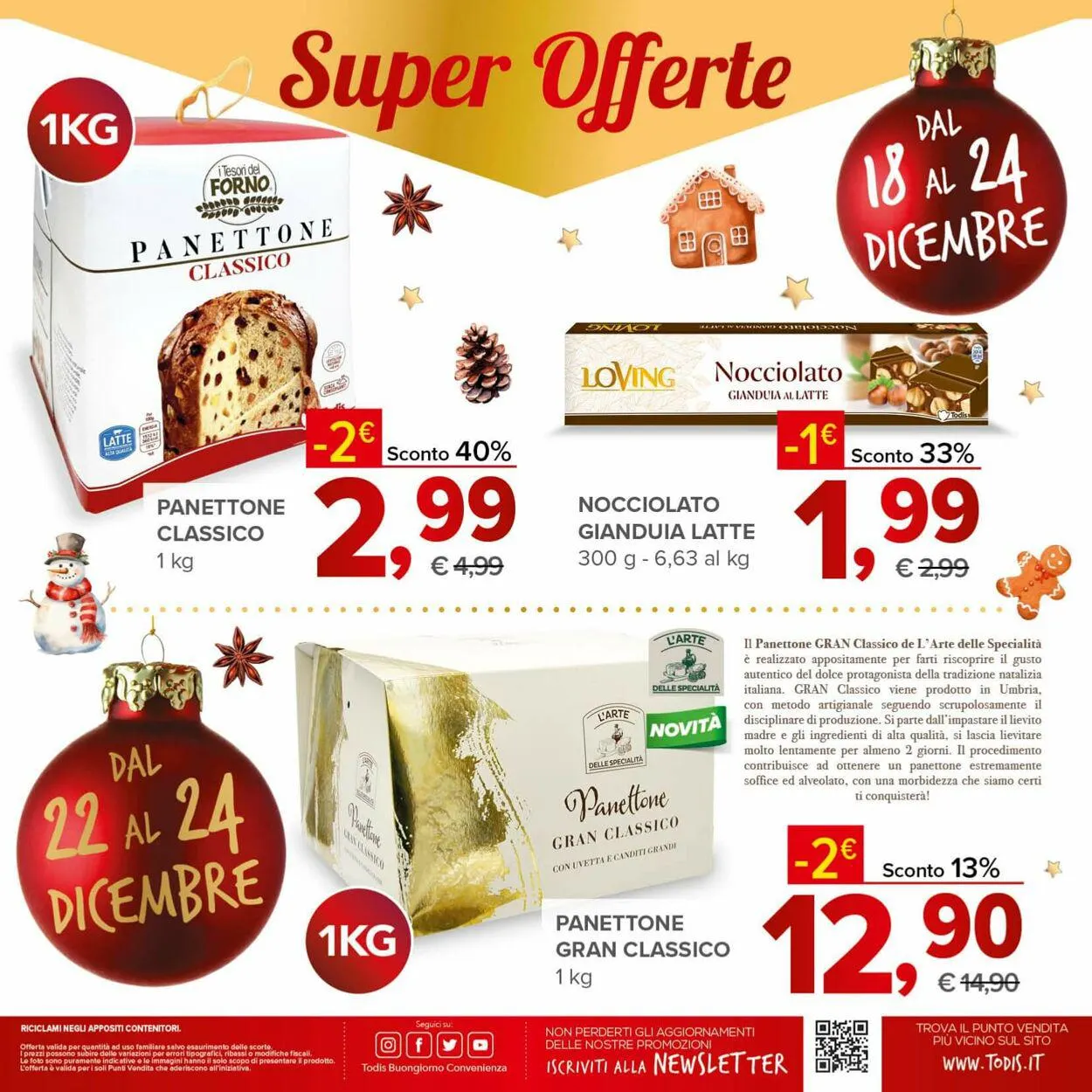 Todis Volantino attuale da 12 dicembre a 26 dicembre di 2023 - Pagina del volantino 24