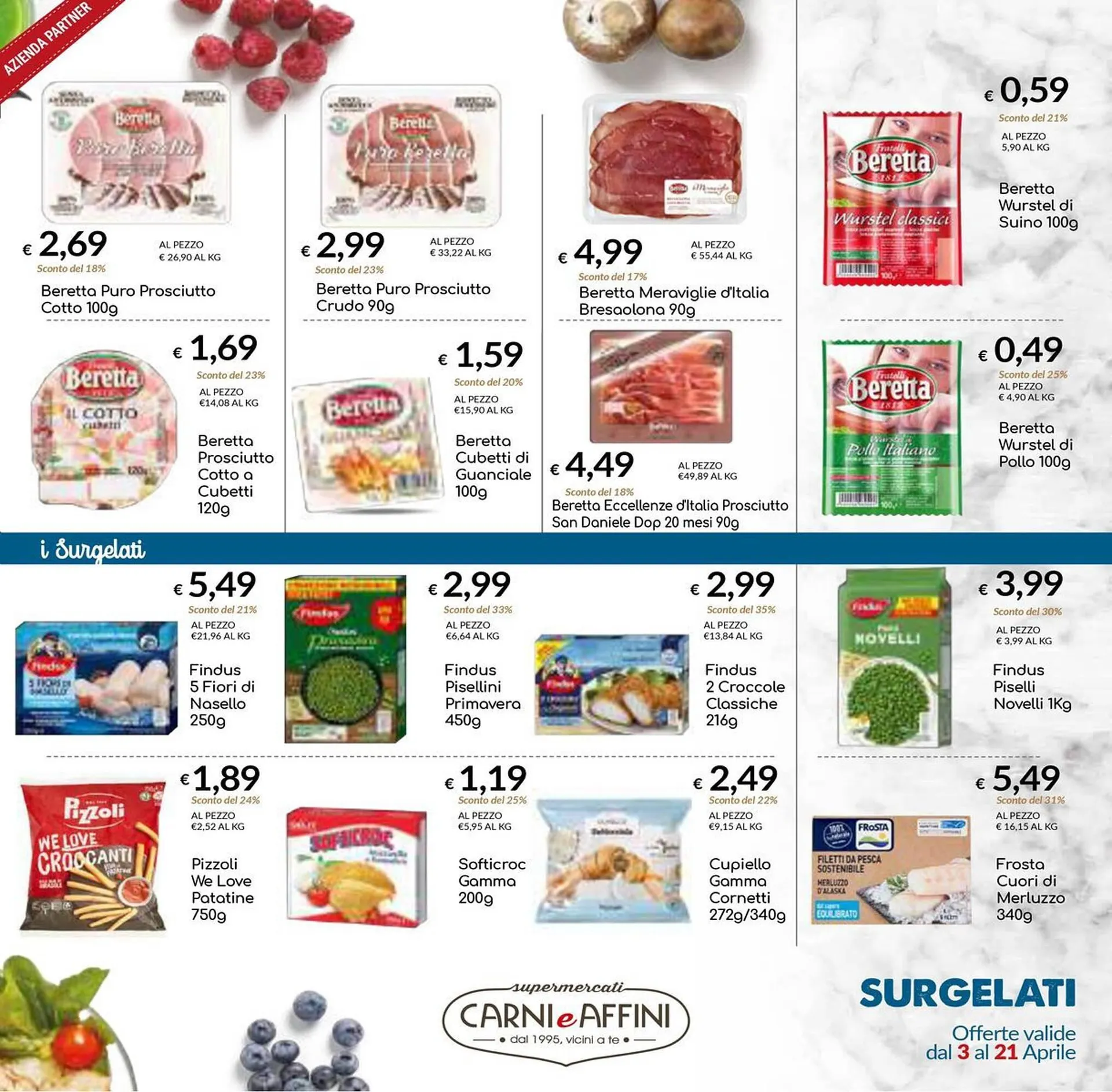 Volantino Carni e Affini Supermercati da 3 aprile a 21 aprile di 2024 - Pagina del volantino 11