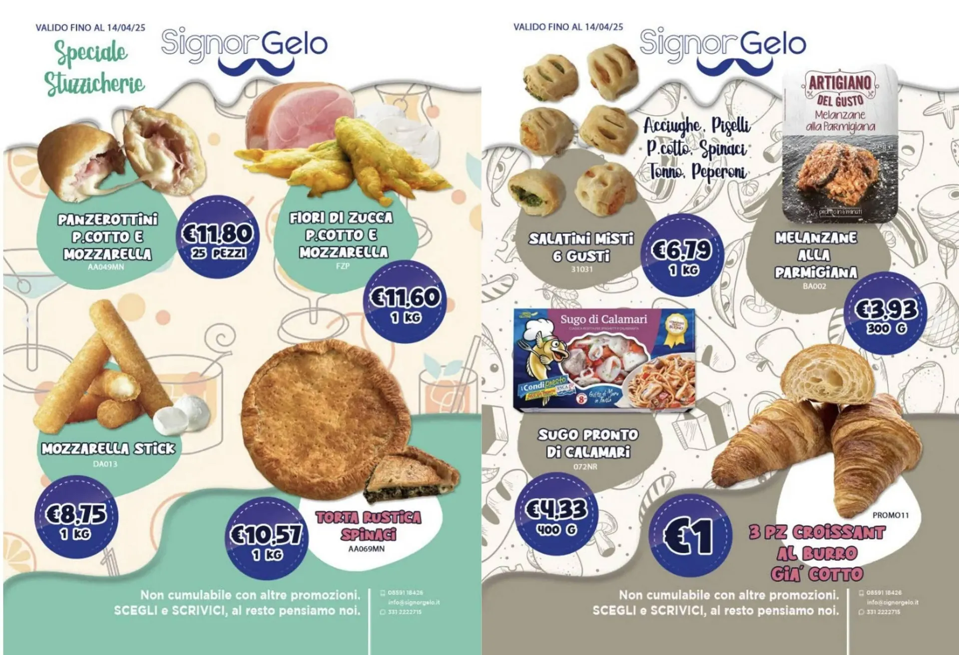 Volantino Signor Gelo - 1