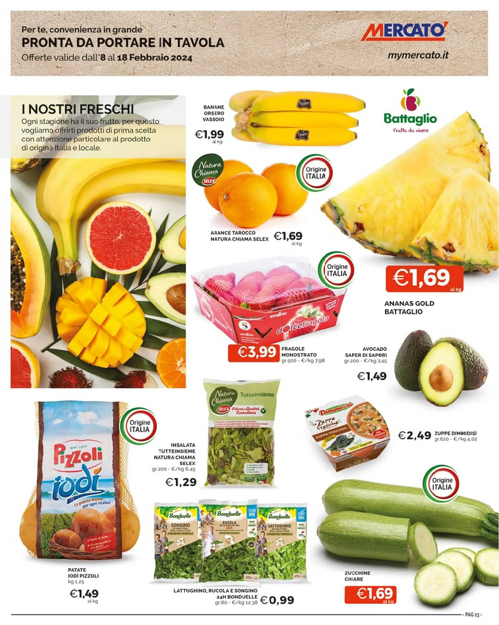 Volantino Mercatò Extra da 8 febbraio a 18 febbraio di 2024 - Pagina del volantino 13