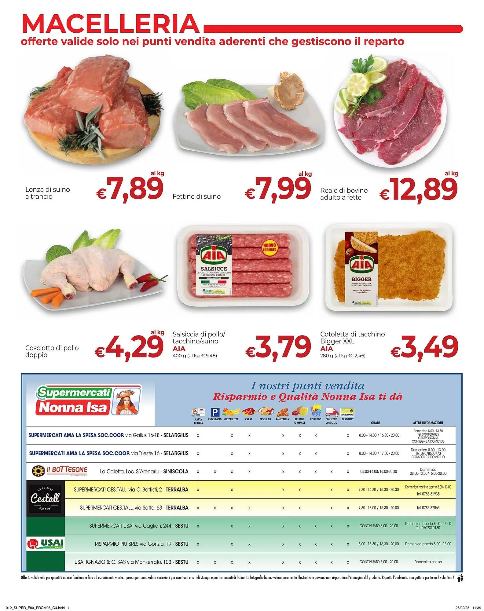 Volantino Supermercati Nonna Isa da 25 marzo a 6 aprile di 2025 - Pagina del volantino 14