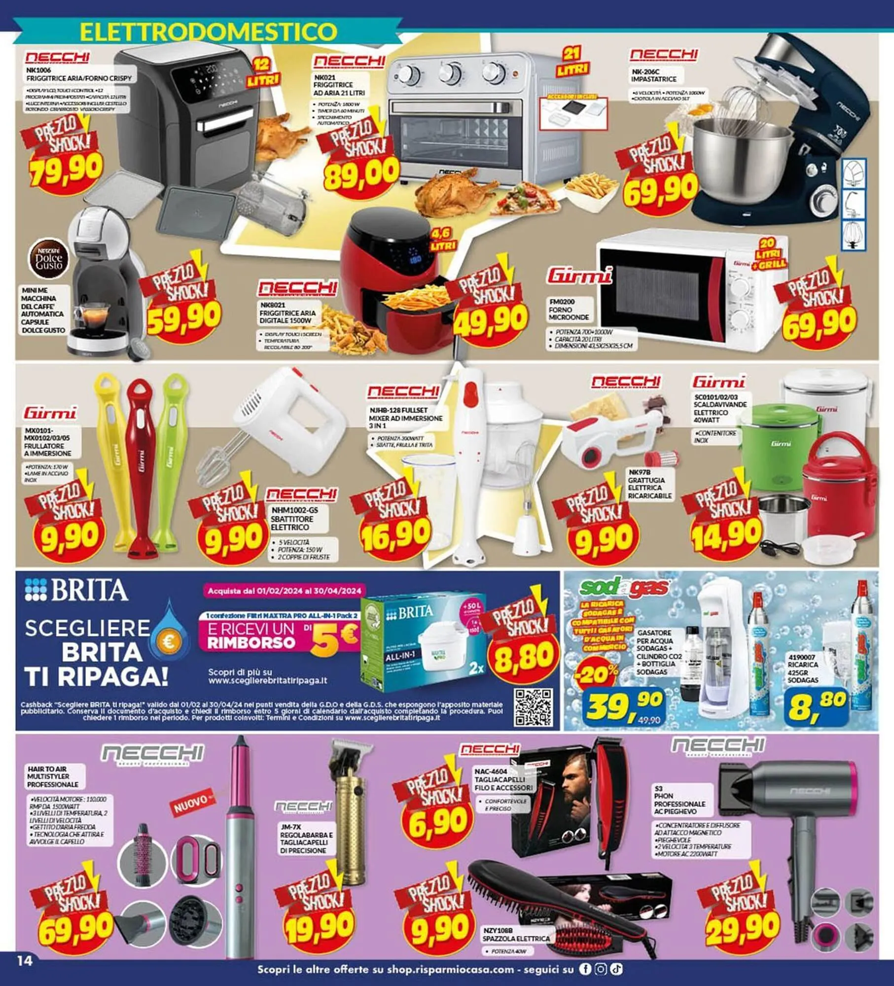 Volantino Risparmio Casa da 22 febbraio a 10 marzo di 2024 - Pagina del volantino 14