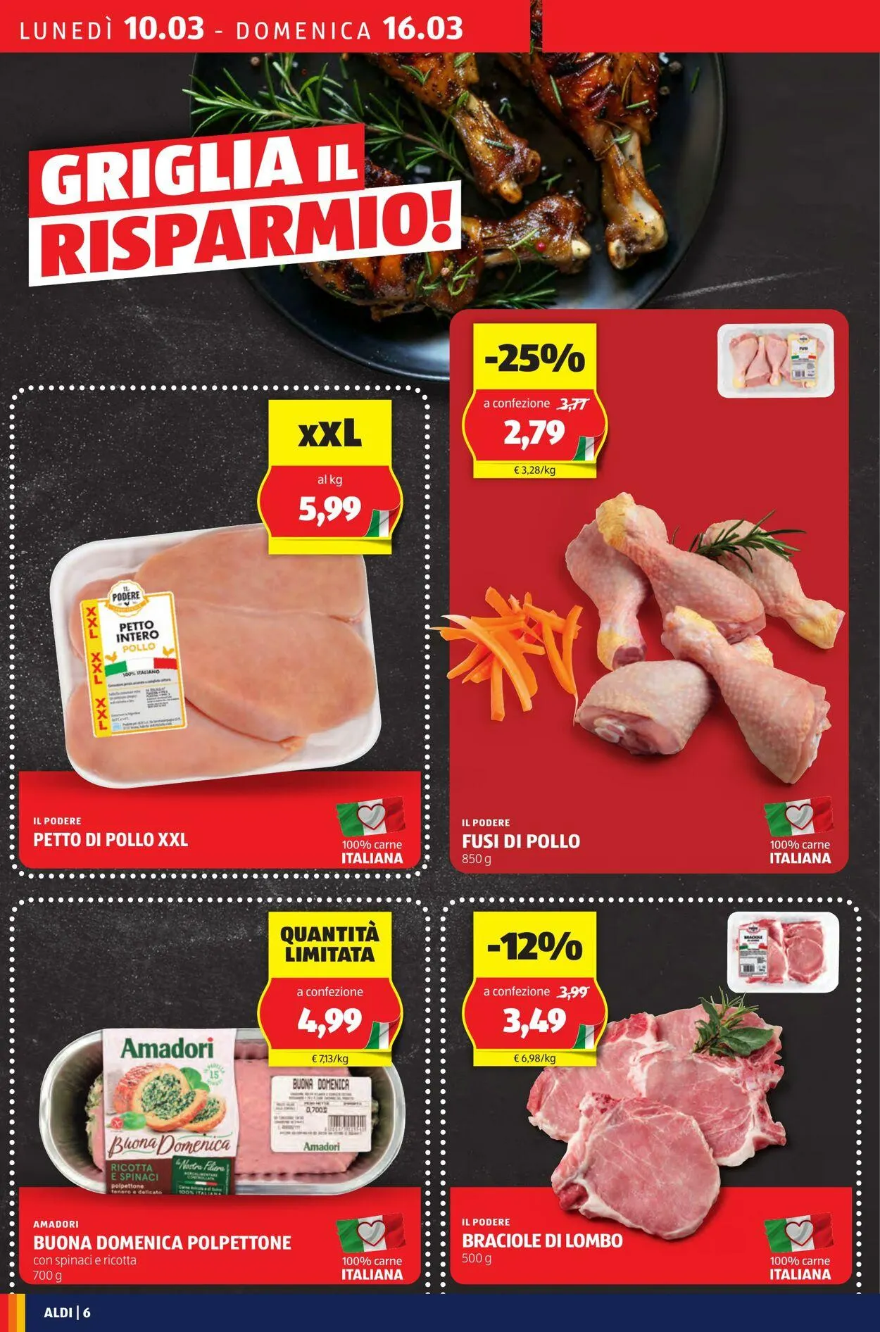 Aldi Volantino attuale da 10 marzo a 16 marzo di 2025 - Pagina del volantino 6
