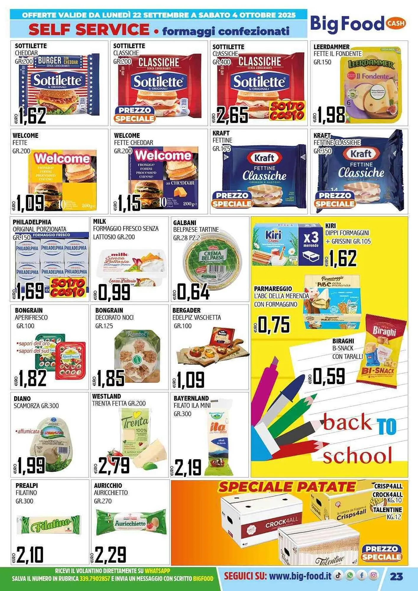 Volantino Big Food da 22 settembre a 4 ottobre di 2025 - Pagina del volantino 23