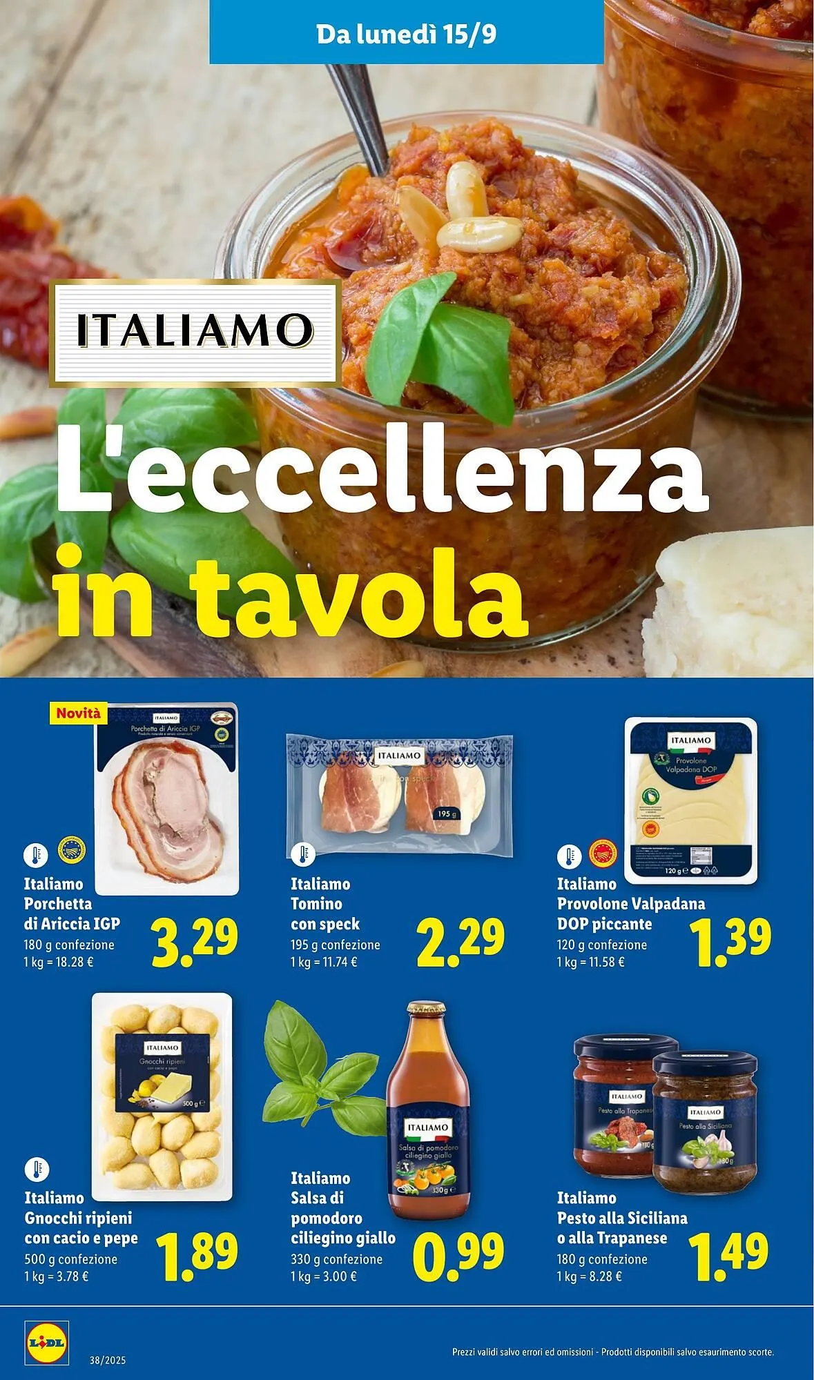 Volantino Lidl da 15 settembre a 21 settembre di 2025 - Pagina del volantino 26