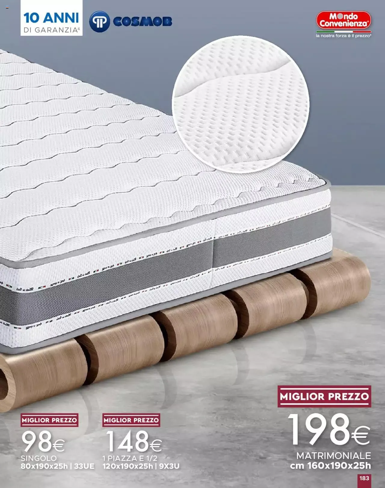 Volantino Mondo Convenienza da 1 ottobre a 31 dicembre di 2023 - Pagina del volantino 185