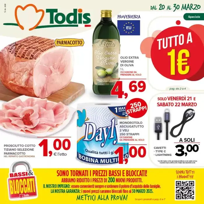 Tutto a 1 euro da 20 marzo a 30 marzo di 2025 - Pagina del volantino 1