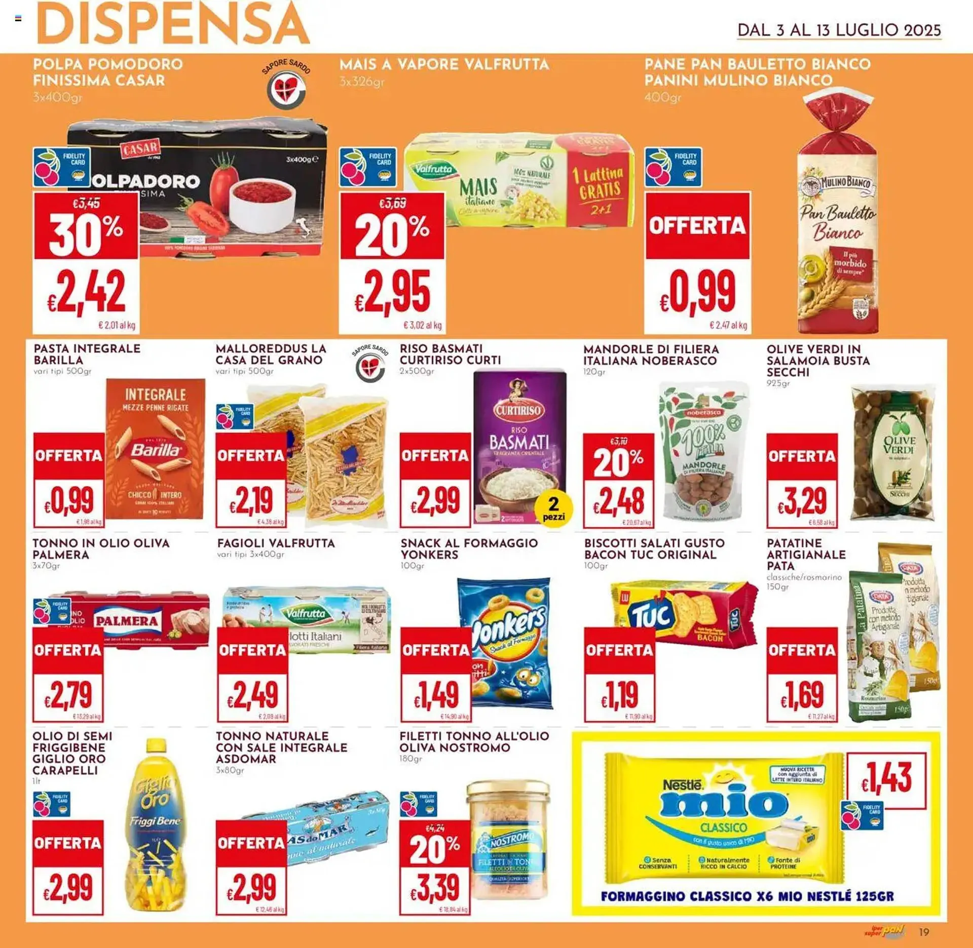 Volantino Pan da 3 luglio a 13 luglio di 2025 - Pagina del volantino 19