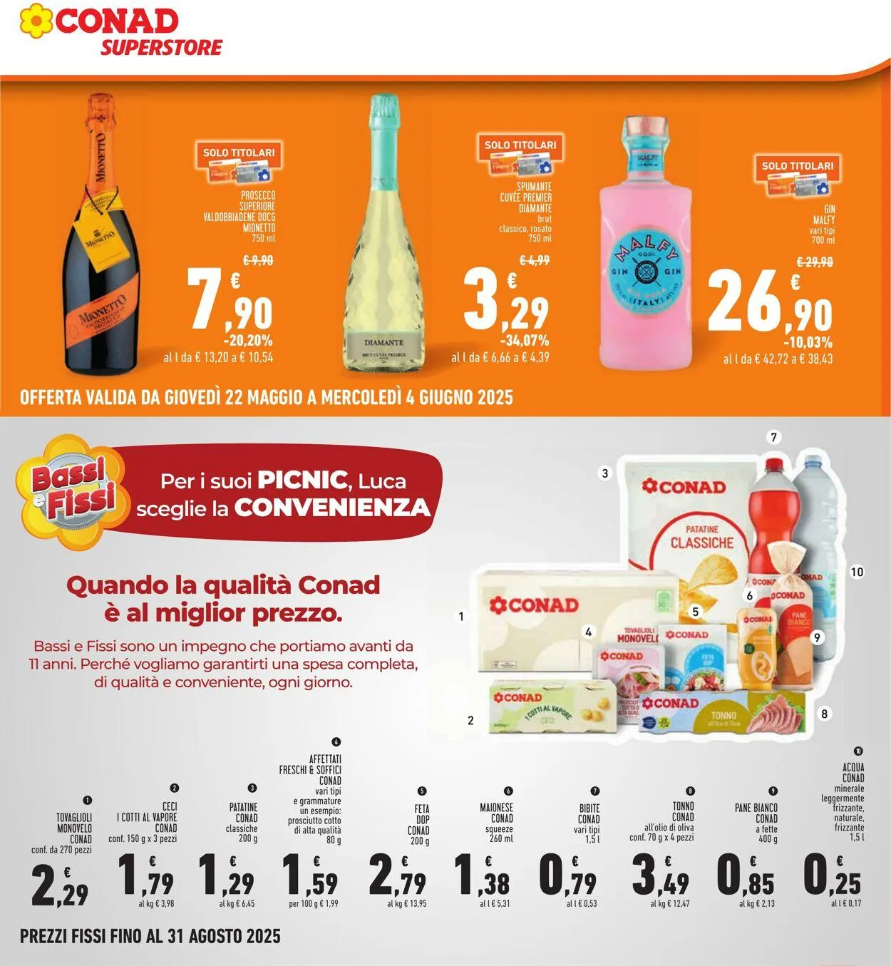 Conad - Superstore - Torino Volantino attuale da 22 maggio a 4 giugno di 2025 - Pagina del volantino 21