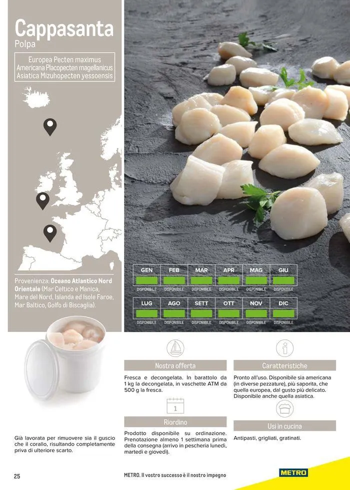 Catalogo Frutti di mare da 11 luglio a 31 luglio di 2025 - Pagina del volantino 25