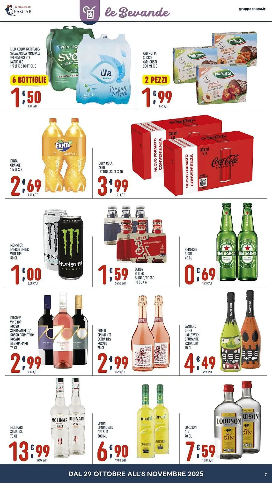Volantino Gruppo Pascar da 29 ottobre a 8 novembre di 2025 - Pagina del volantino 7