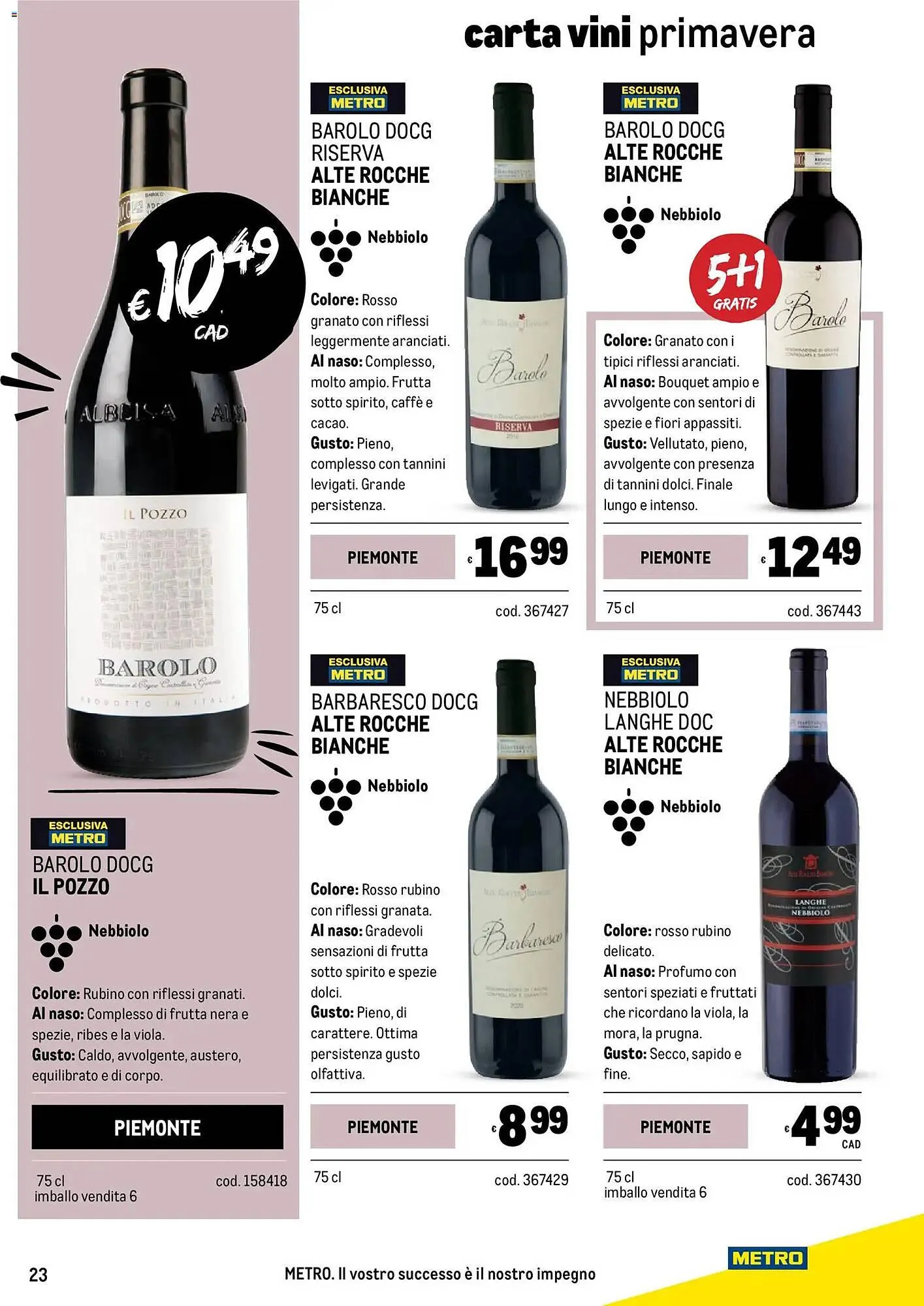 Volantino Metro da 5 marzo a 4 aprile di 2026 - Pagina del volantino 23