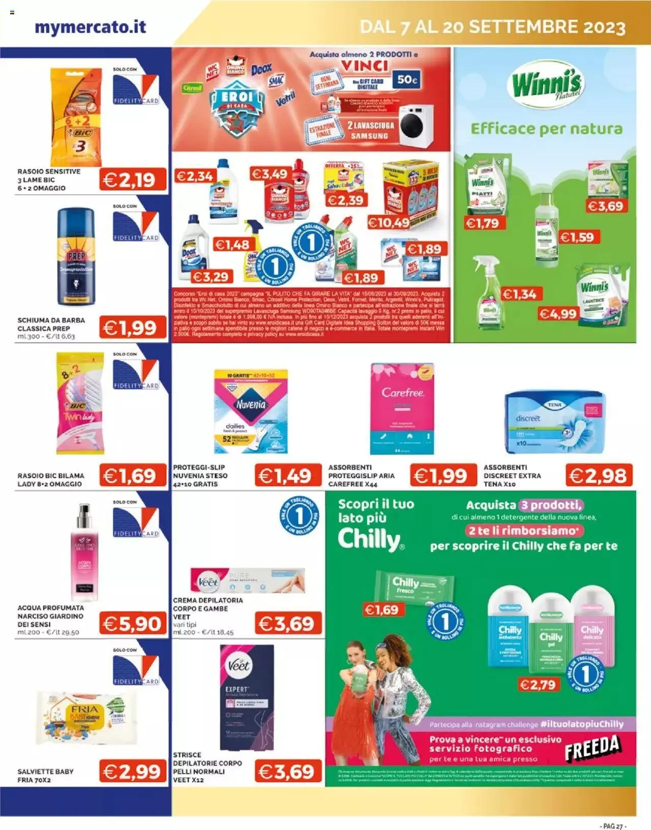 Volantino Mercatò da 7 settembre a 20 settembre di 2023 - Pagina del volantino 27