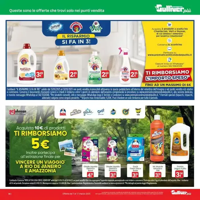 Scegli tu un mondo di vantaggi da 7 marzo a 17 marzo di 2025 - Pagina del volantino 34
