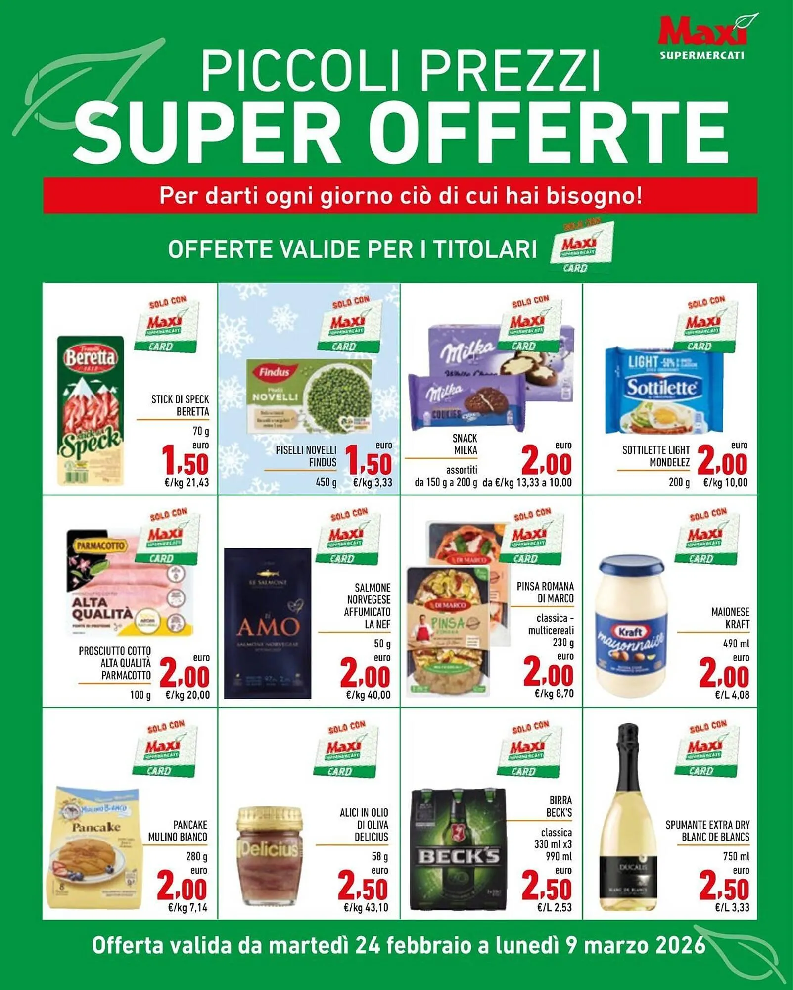 Volantino Maxi Supermercati da 24 febbraio a 9 marzo di 2026 - Pagina del volantino 7