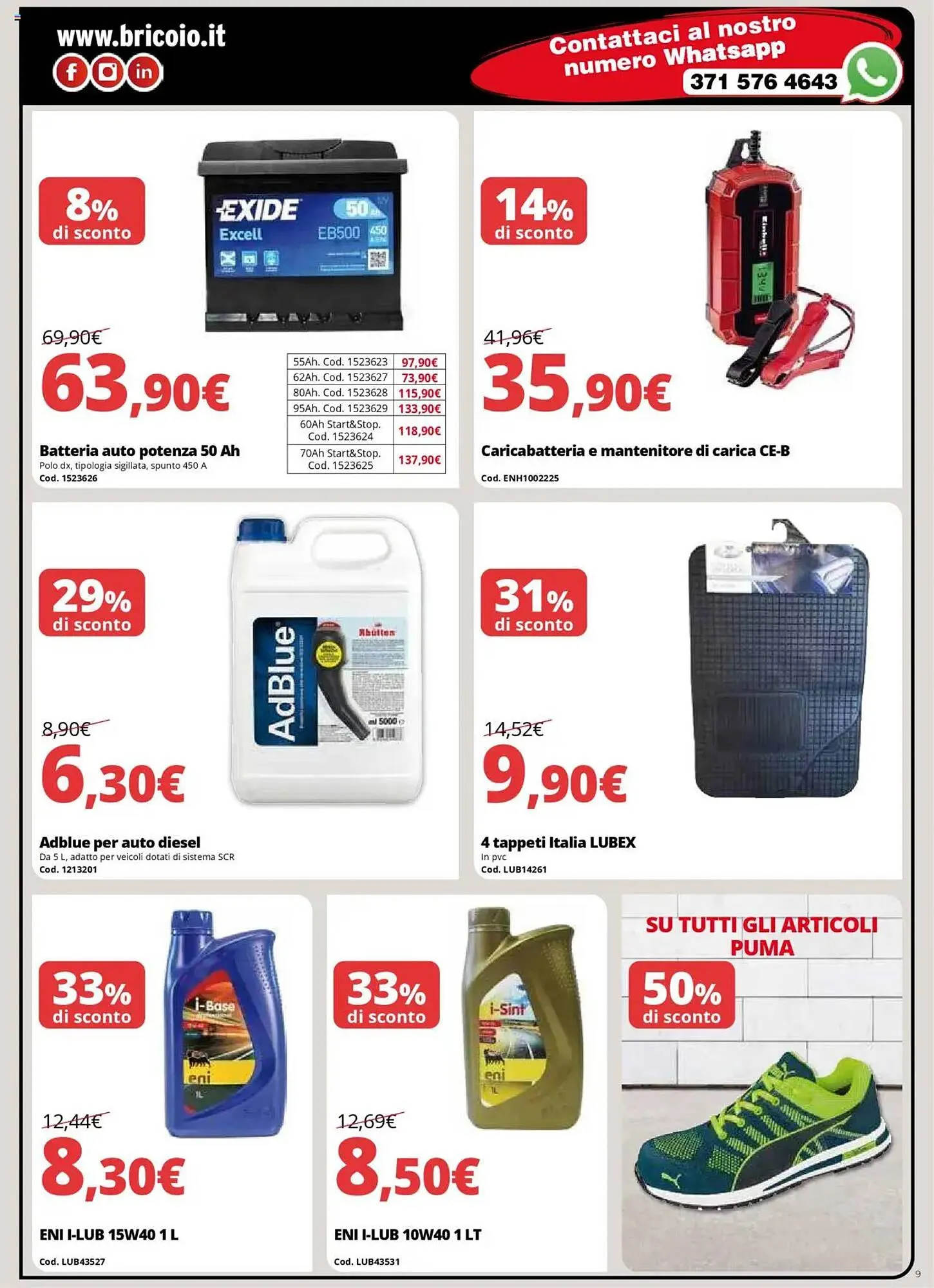 Volantino Brico Io da 16 ottobre a 9 novembre di 2025 - Pagina del volantino 9