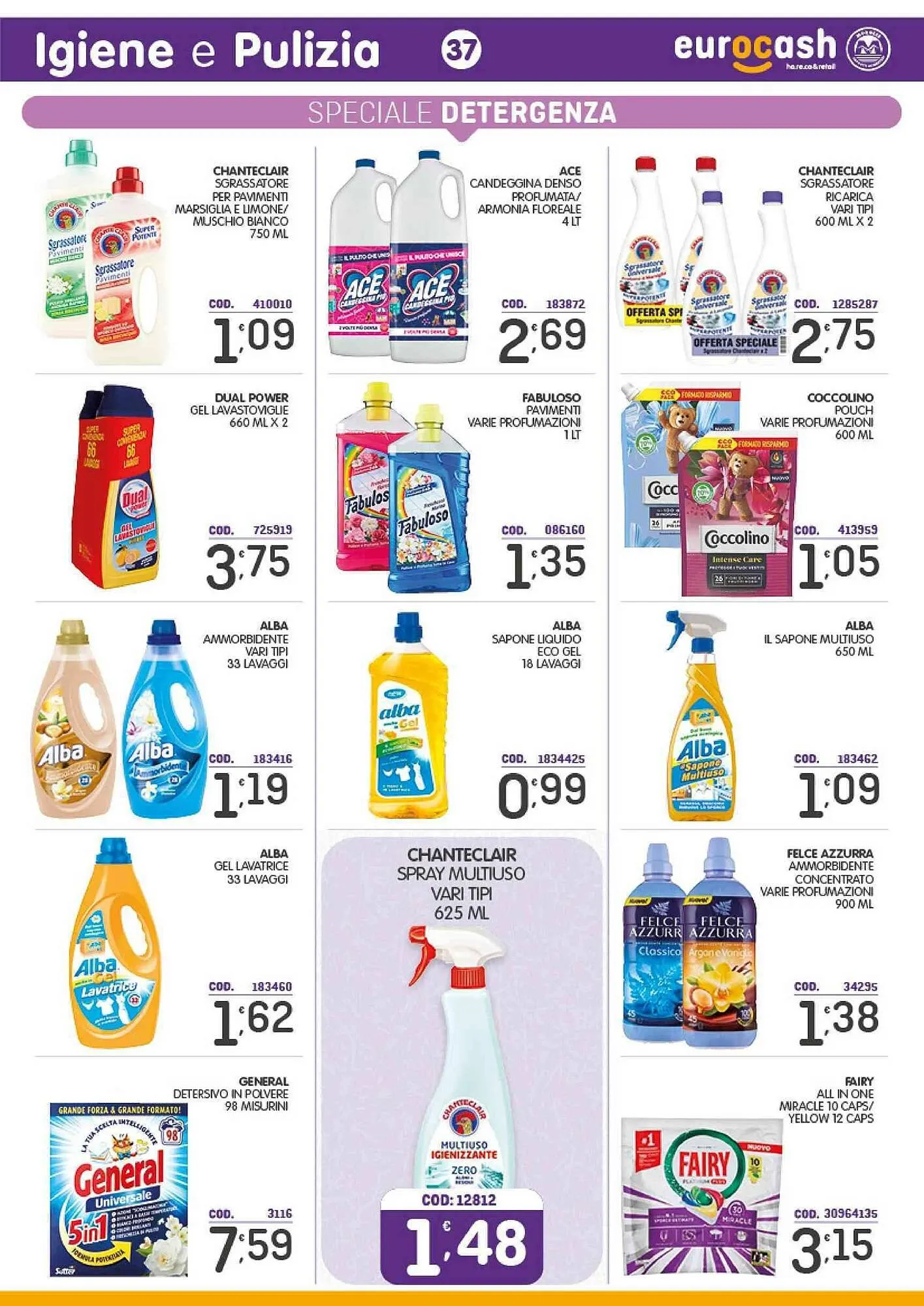 Volantino Eurocash da 27 agosto a 14 settembre di 2025 - Pagina del volantino 37