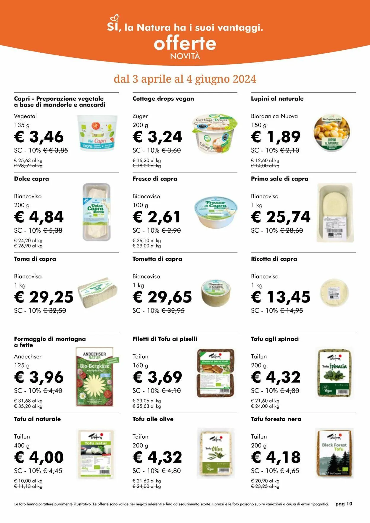 Natura Sì Volantino attuale da 7 maggio a 21 maggio di 2024 - Pagina del volantino 10