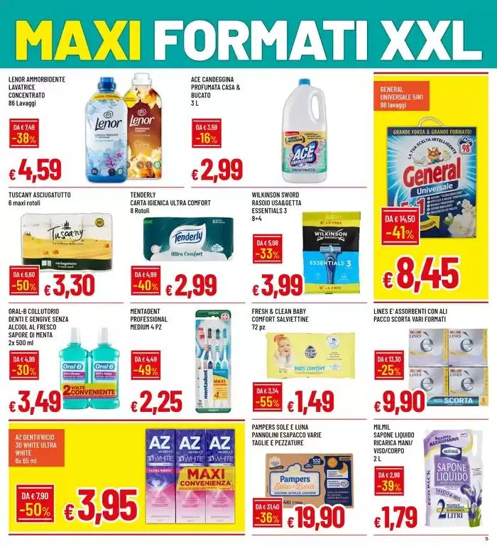 MAXI FORMATI XXL da 28 marzo a 9 aprile di 2025 - Pagina del volantino 5