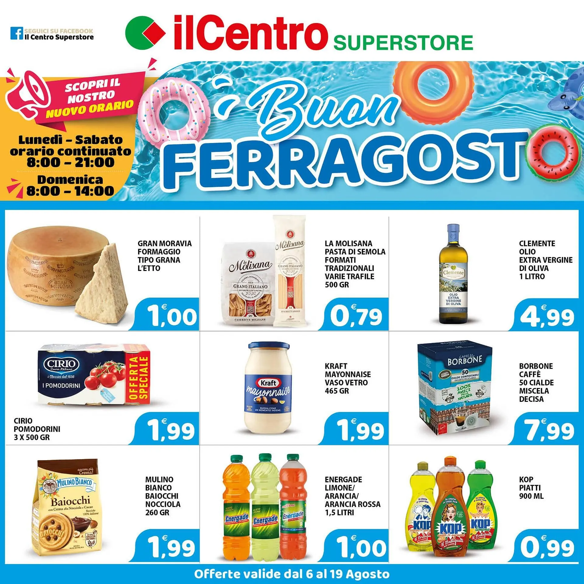 Volantino Il Centro Superstore da 6 agosto a 19 agosto di 2025 - Pagina del volantino 1