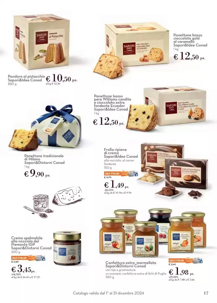 Incontri di gusto sulla tua tavola da 29 novembre a 31 dicembre di 2024 - Pagina del volantino 17