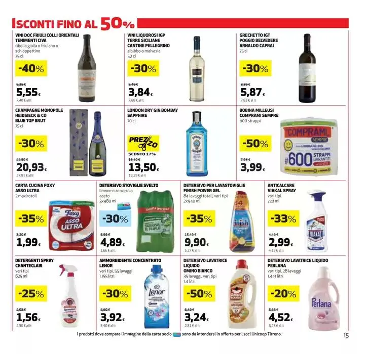 Sconti fino al 50% da 27 marzo a 9 aprile di 2025 - Pagina del volantino 15