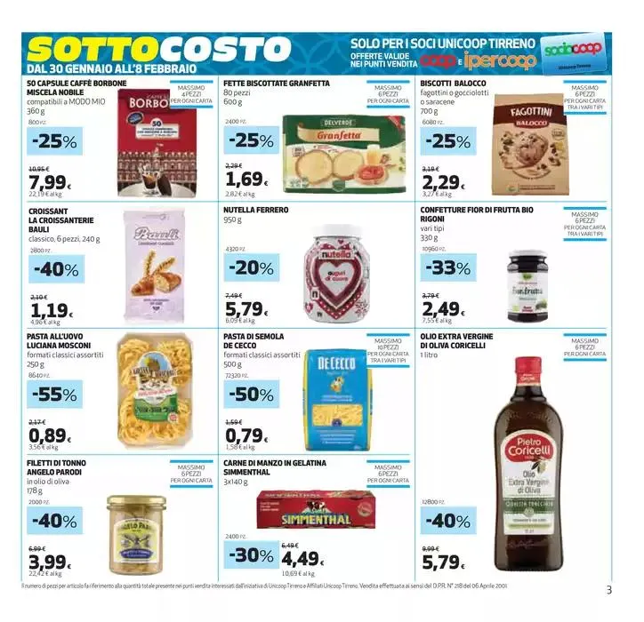 Sottocosto da 30 gennaio a 12 febbraio di 2025 - Pagina del volantino 3