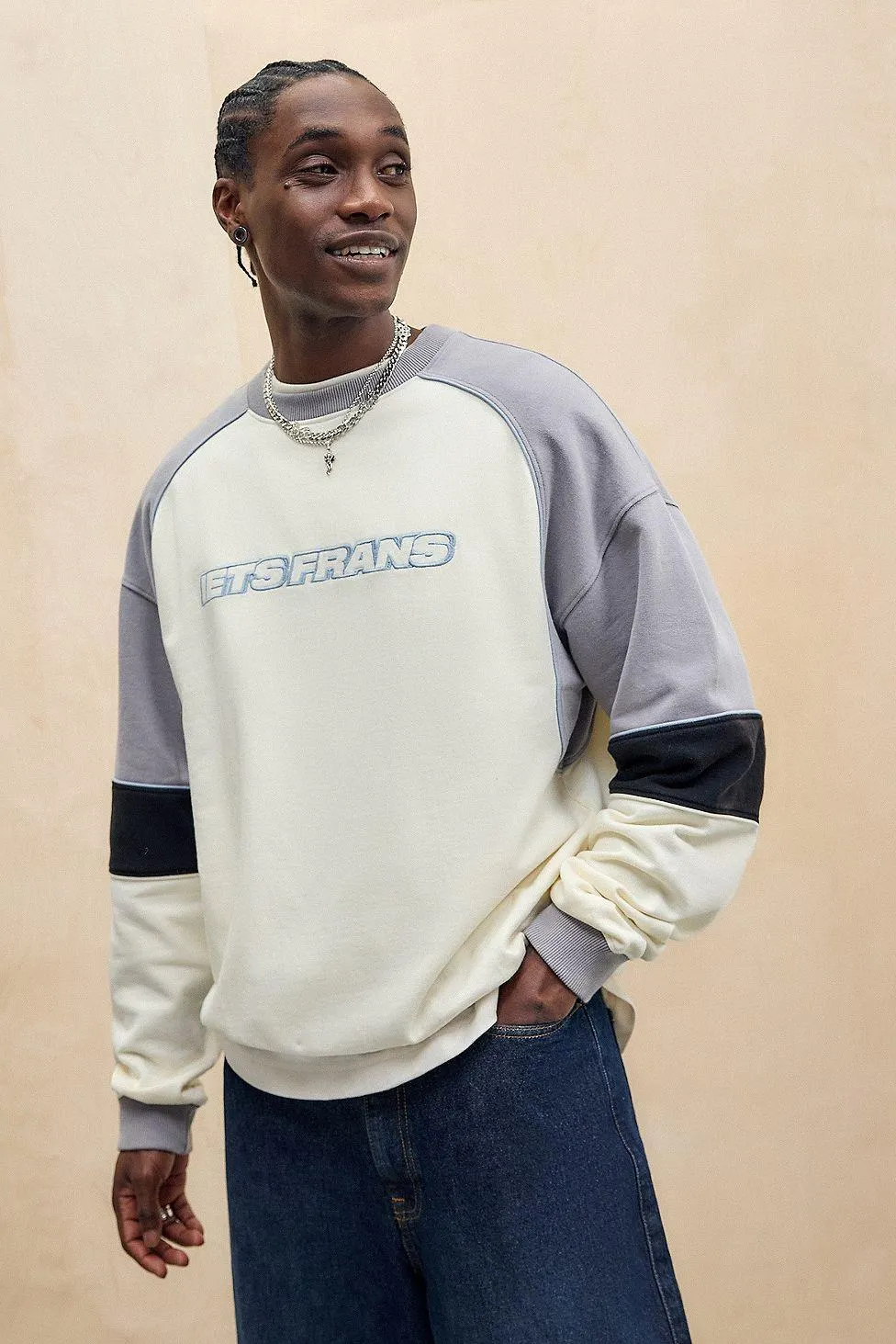 iets frans... Koenji Panel Sweatshirt