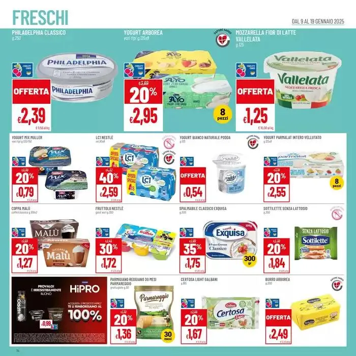 Sottocosto da 9 gennaio a 19 gennaio di 2025 - Pagina del volantino 14