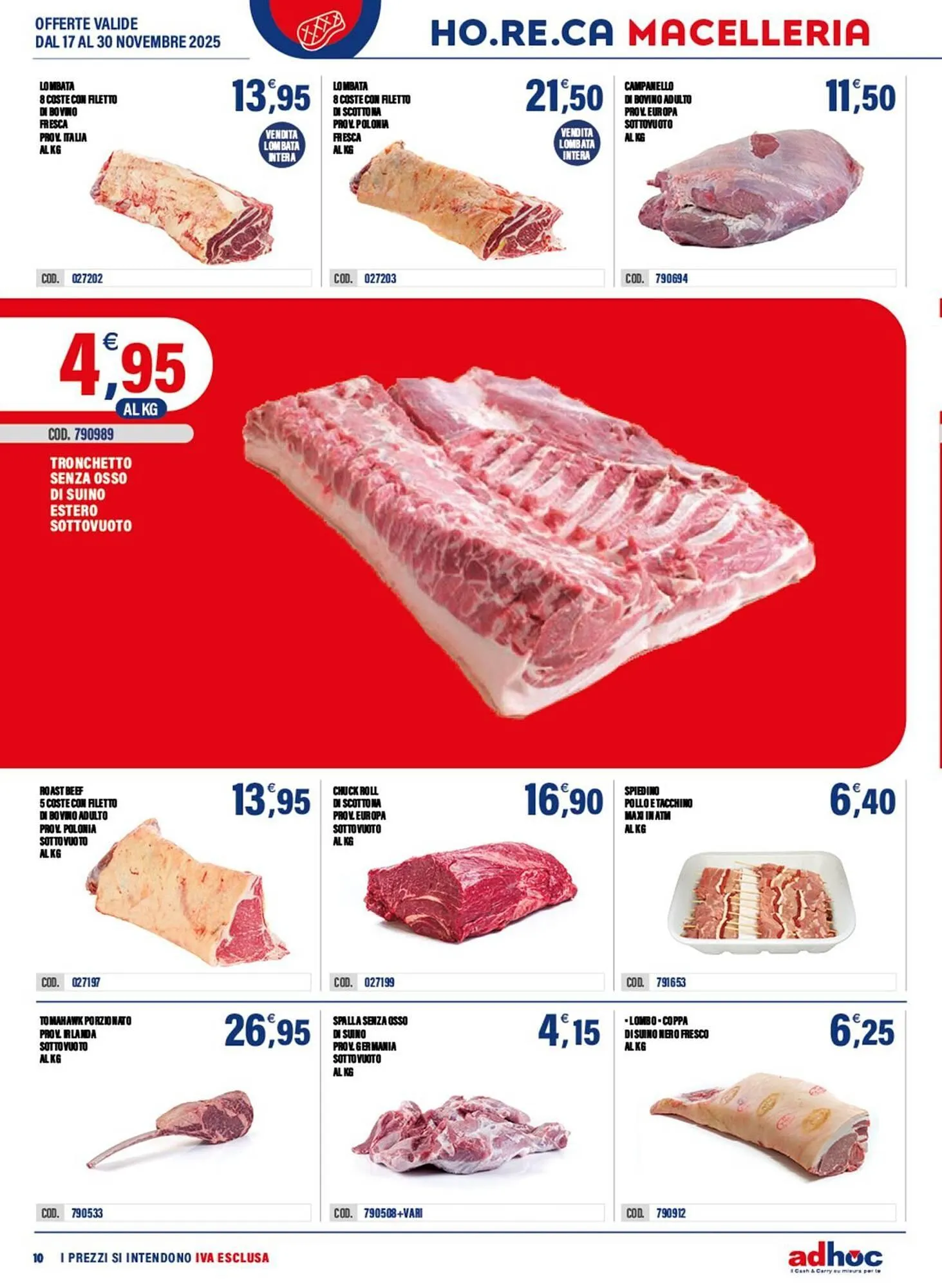 Volantino Adhoc da 17 novembre a 30 novembre di 2025 - Pagina del volantino 10